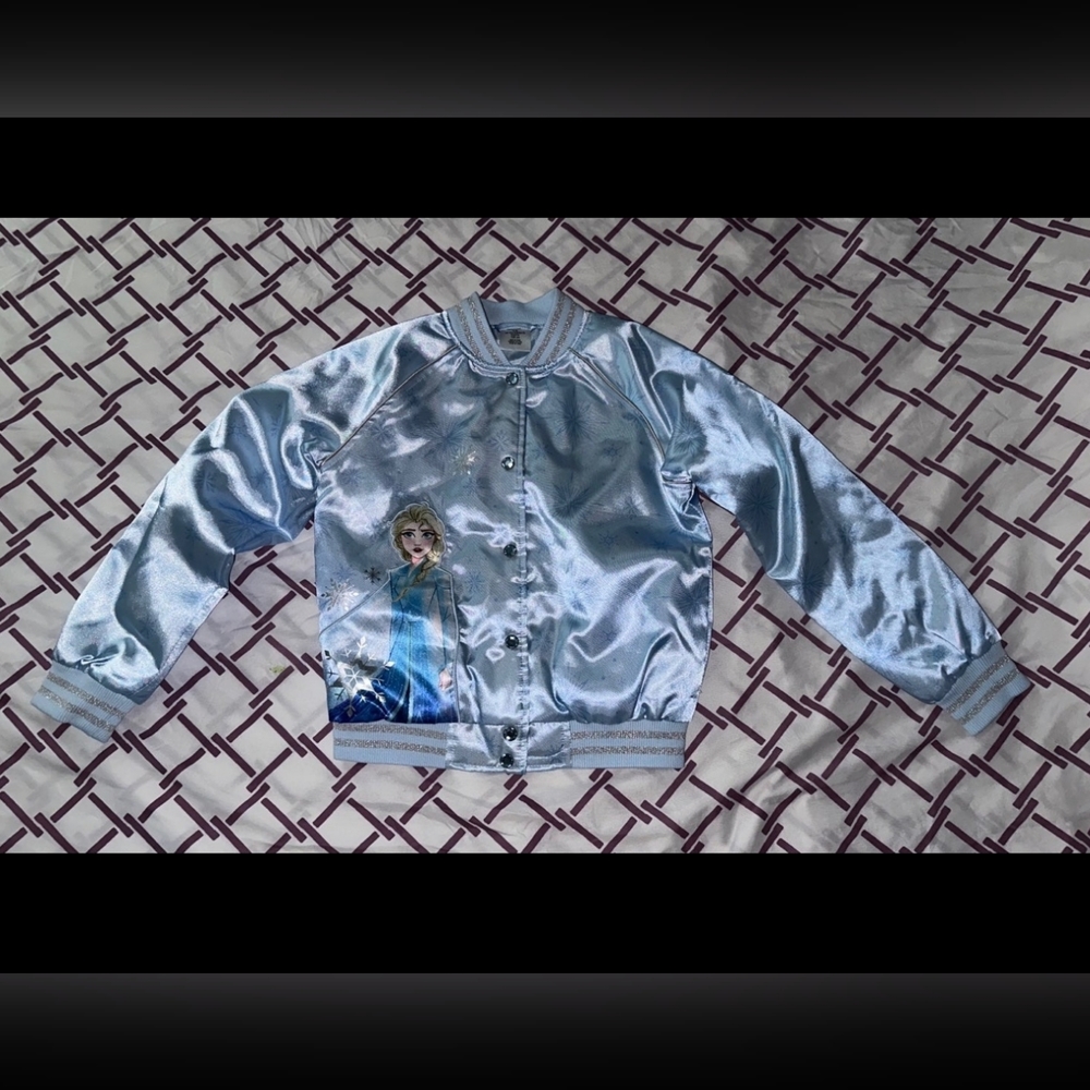 Frozen varsity jacket